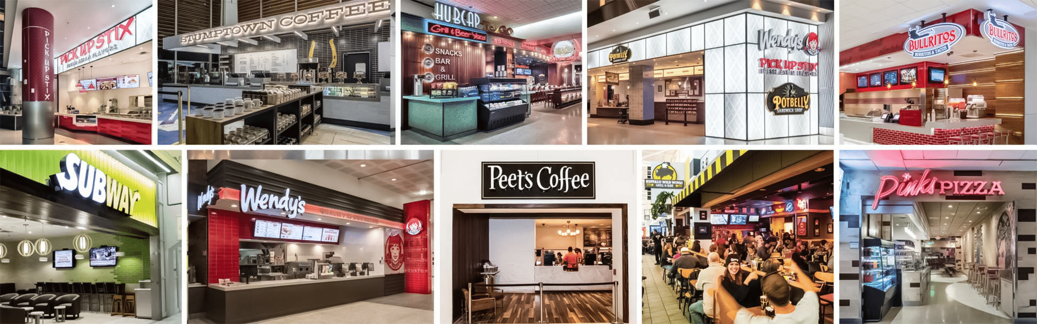 As restaurateurs, we pride ourselves on cultivating a portfolio that offers a robust selection of both nationally known and locally loved brands.